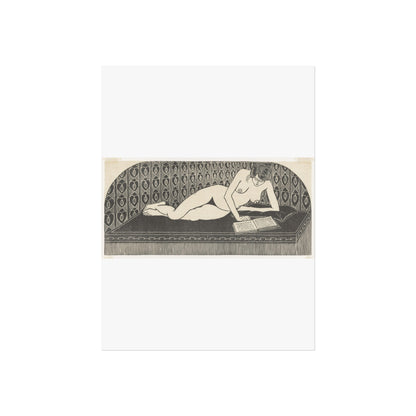 Reclining Nude Reading a Book