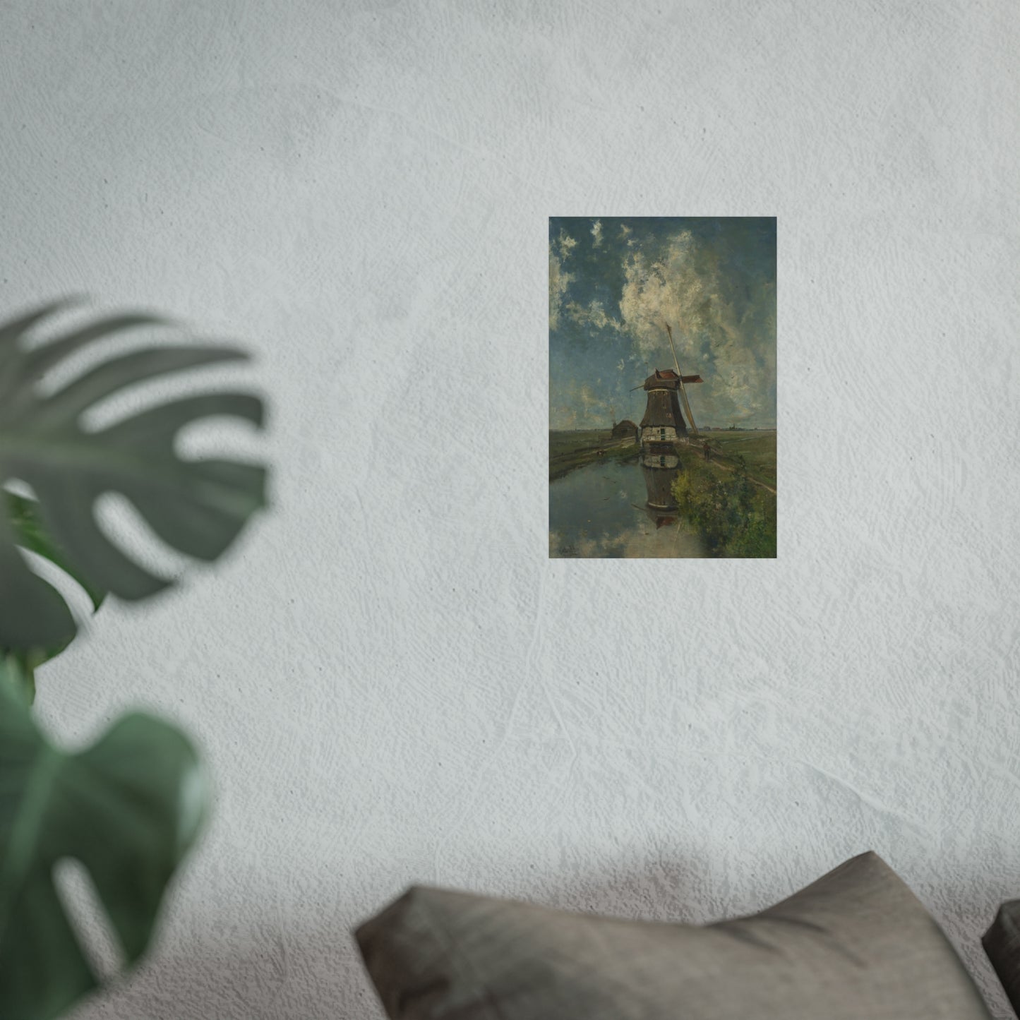 A Windmill on a Polder Waterway, Known as 'In the Month of July'