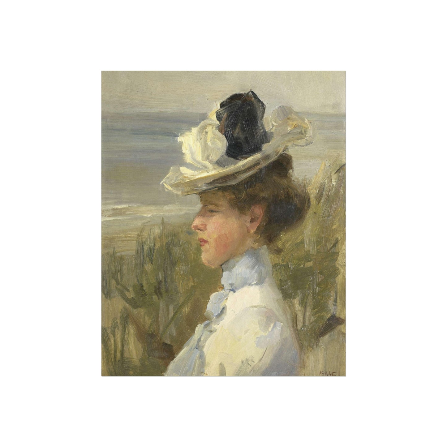 Young Woman, Gazing at the Sea