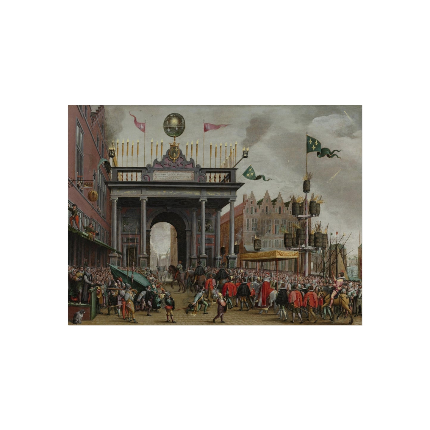 Joyful Entry of the Duke of Anjou in Antwerp on 19 February 1582